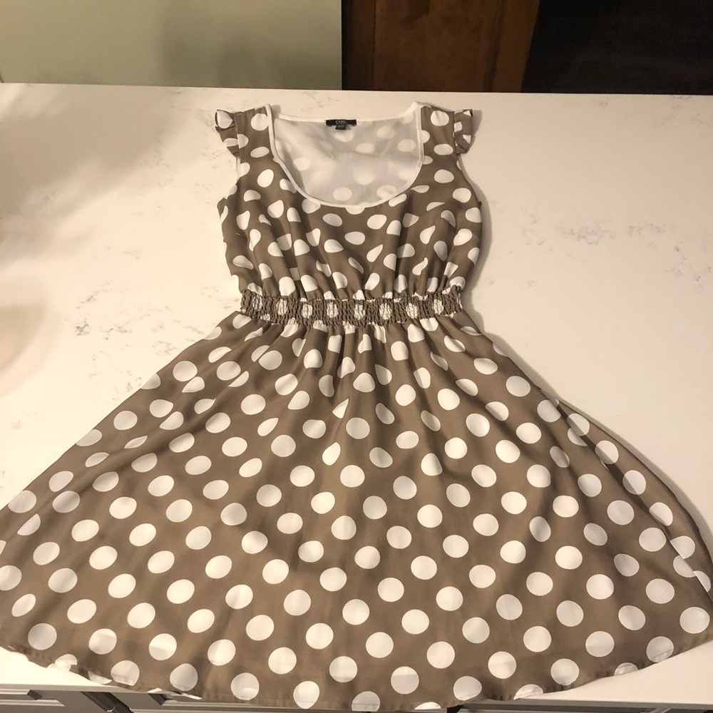 Beautiful polka dota summer dress